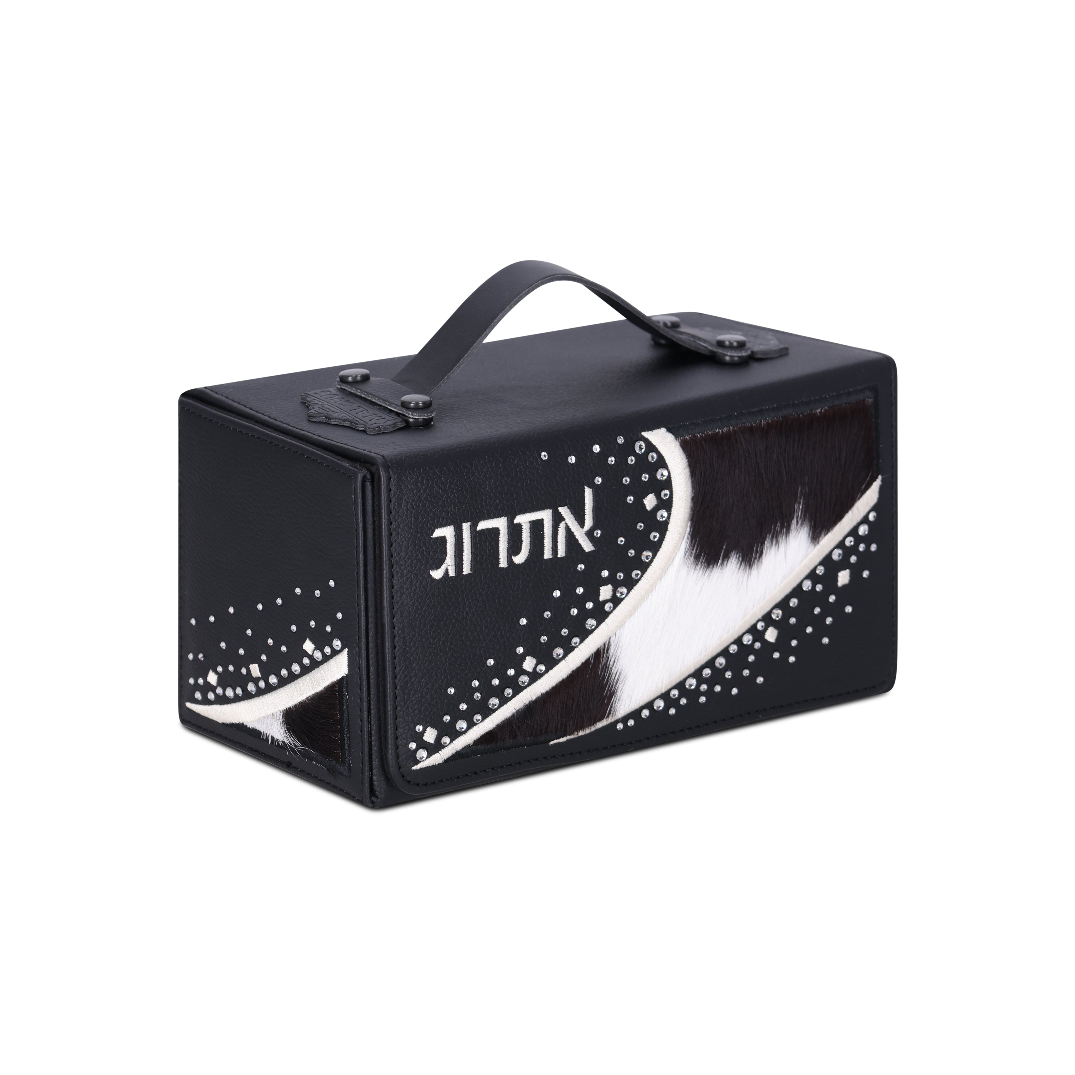 קופסא לאתרוג עור שילוב פרווה 2860